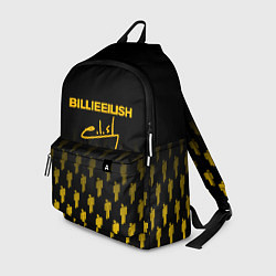 Рюкзак Billie Eilish: Yellow & Black Autograph, цвет: 3D-принт