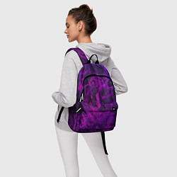 Рюкзак Abstract purple, цвет: 3D-принт — фото 2