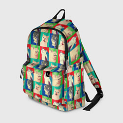 Рюкзак Mem cats, цвет: 3D-принт