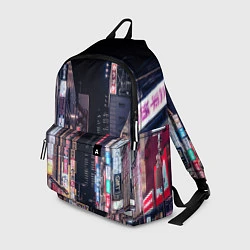 Рюкзак Ночной Токио, цвет: 3D-принт