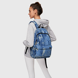 Рюкзак КАМУФЛЯЖ BLUE, цвет: 3D-принт — фото 2