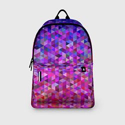 Рюкзак Треугольники мозаика пиксели, цвет: 3D-принт — фото 2