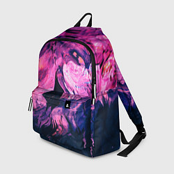 Рюкзак Розовый разводы жидкость цвета, цвет: 3D-принт