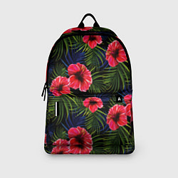 Рюкзак Тропические цветы и листья, цвет: 3D-принт — фото 2