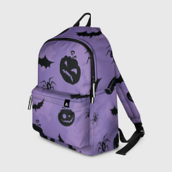 Рюкзак Фиолетовый хэллоуин, цвет: 3D-принт