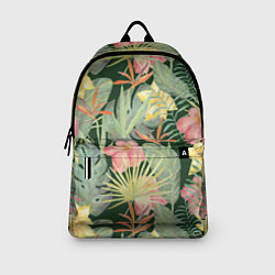 Рюкзак Тропические растения и цветы, цвет: 3D-принт — фото 2