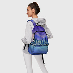 Рюкзак Зимний лес, цвет: 3D-принт — фото 2