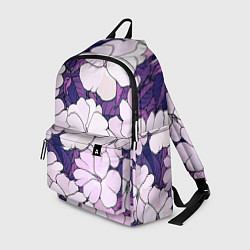 Рюкзак Фиолетовые цветы, цвет: 3D-принт