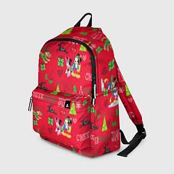Рюкзак Mickey & Minnie pattern, цвет: 3D-принт