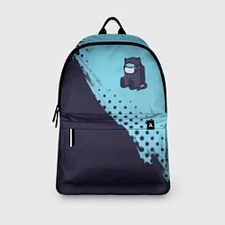 Рюкзак AMONG US - Черный Котик, цвет: 3D-принт — фото 2