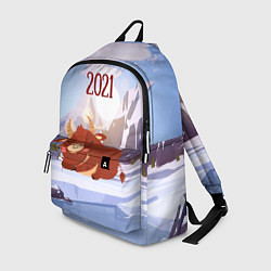Рюкзак Спящий бык 2021, цвет: 3D-принт
