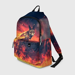 Рюкзак Огненная лиса, цвет: 3D-принт