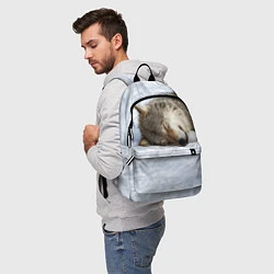 Рюкзак Спящий Волк, цвет: 3D-принт — фото 2