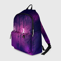 Рюкзак Стекло дождь фиолетовый, цвет: 3D-принт