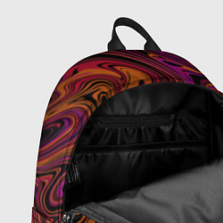 Рюкзак Purple abstract, цвет: 3D-принт — фото 2