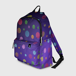 Рюкзак Разноцветные шары, планеты, цвет: 3D-принт
