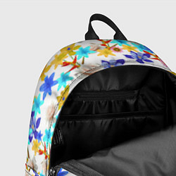 Рюкзак Узор из весенних цветов, цвет: 3D-принт — фото 2