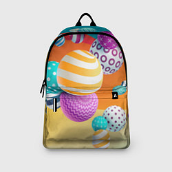 Рюкзак Мячики, цвет: 3D-принт — фото 2