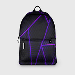 Рюкзак СОТЫ НЕОНОВЫЕ - ГЕОМЕТРИЯ, цвет: 3D-принт — фото 2