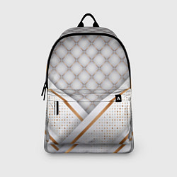 Рюкзак Luxury white & Gold, цвет: 3D-принт — фото 2