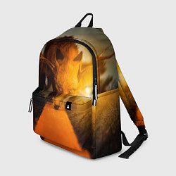 Рюкзак Лиса с рогами оленя, цвет: 3D-принт