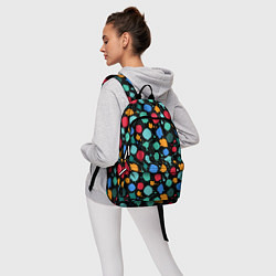 Рюкзак Брызги красок, цвет: 3D-принт — фото 2