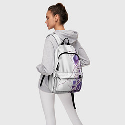 Рюкзак Фиолетовые нити, цвет: 3D-принт — фото 2
