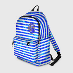 Рюкзак Тельняшка со значком ВДВ, цвет: 3D-принт