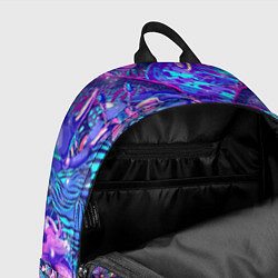 Рюкзак Неоновые Звери, цвет: 3D-принт — фото 2
