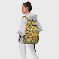 Рюкзак Яркие осенние листья, цвет: 3D-принт — фото 2