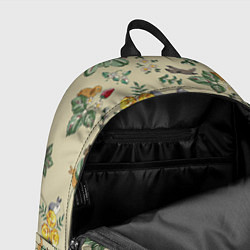 Рюкзак Зайчики с Цветочками, цвет: 3D-принт — фото 2