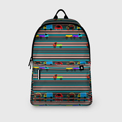 Рюкзак Детский полосатый узор, цвет: 3D-принт — фото 2