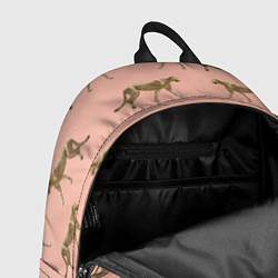 Рюкзак Гепарды на розовом, цвет: 3D-принт — фото 2