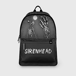 Рюкзак СИРЕНОГОЛОВЫЙ монохром, цвет: 3D-принт — фото 2