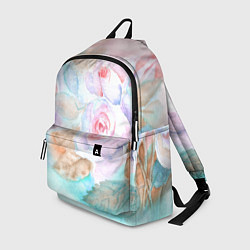 Рюкзак Нежная акварель с розами, цвет: 3D-принт