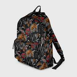 Рюкзак Цветочный модный узор, цвет: 3D-принт