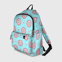 Рюкзак Розовые пончики, цвет: 3D-принт