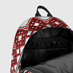 Рюкзак Русский узор, геометрическая вышивка, цвет: 3D-принт — фото 2