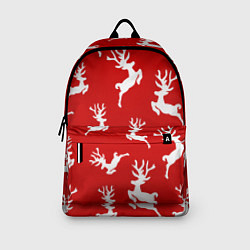 Рюкзак НОВОГОДНИЕ ОЛЕНИ УЗОР, цвет: 3D-принт — фото 2