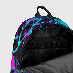 Рюкзак НЕОНОВЫЙ БТС NEON BTS, цвет: 3D-принт — фото 2