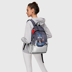 Рюкзак Тигр в маске Covid-19, цвет: 3D-принт — фото 2