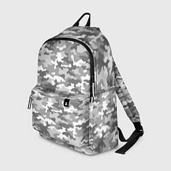 Рюкзак Серый Военный Камуфляж, цвет: 3D-принт