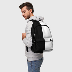 Рюкзак Black and white чб, цвет: 3D-принт — фото 2