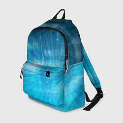 Рюкзак Линии на голубом фоне, цвет: 3D-принт