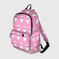 Рюкзак ЛАЛАФАНФАН на розовом фоне, цвет: 3D-принт