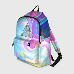 Рюкзак Размытые волны Микеланджело, цвет: 3D-принт