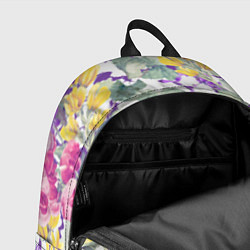 Рюкзак Цветы Красочный Луговой Узор, цвет: 3D-принт — фото 2