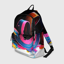 Рюкзак Разноцветный мазки краски Абстракция Multicolored, цвет: 3D-принт