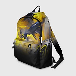 Рюкзак Желтые разводы краски, цвет: 3D-принт