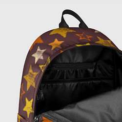Рюкзак Звездное коричневое небо, цвет: 3D-принт — фото 2